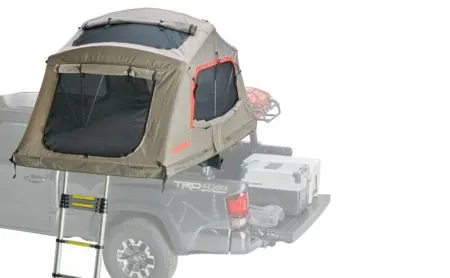 Yakima Skyrise HD taktält på pickup med stege